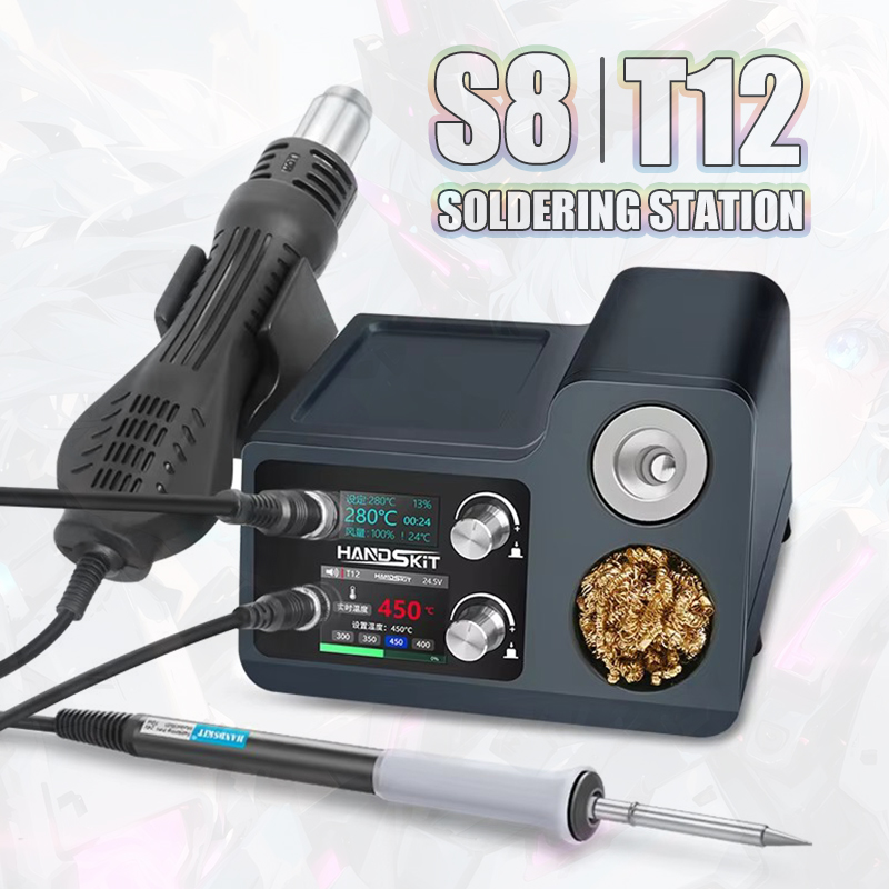 Hot Air Rework Station T12 - Station de soudage T12 avec pistolet