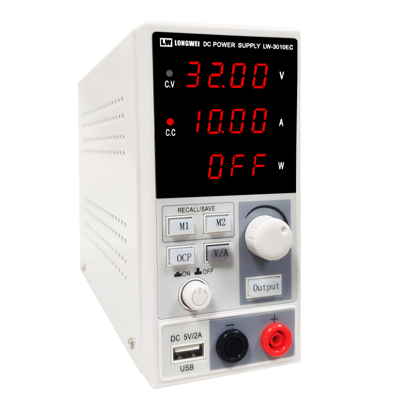Programmable Dc Power Supply 30V 10A - Alimentation de banc programmable LW3010EC, 30V