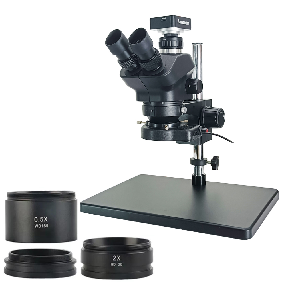 Microscope stéréoscopique trin - Stereo Trinocular Microscope Pcb avis et prix