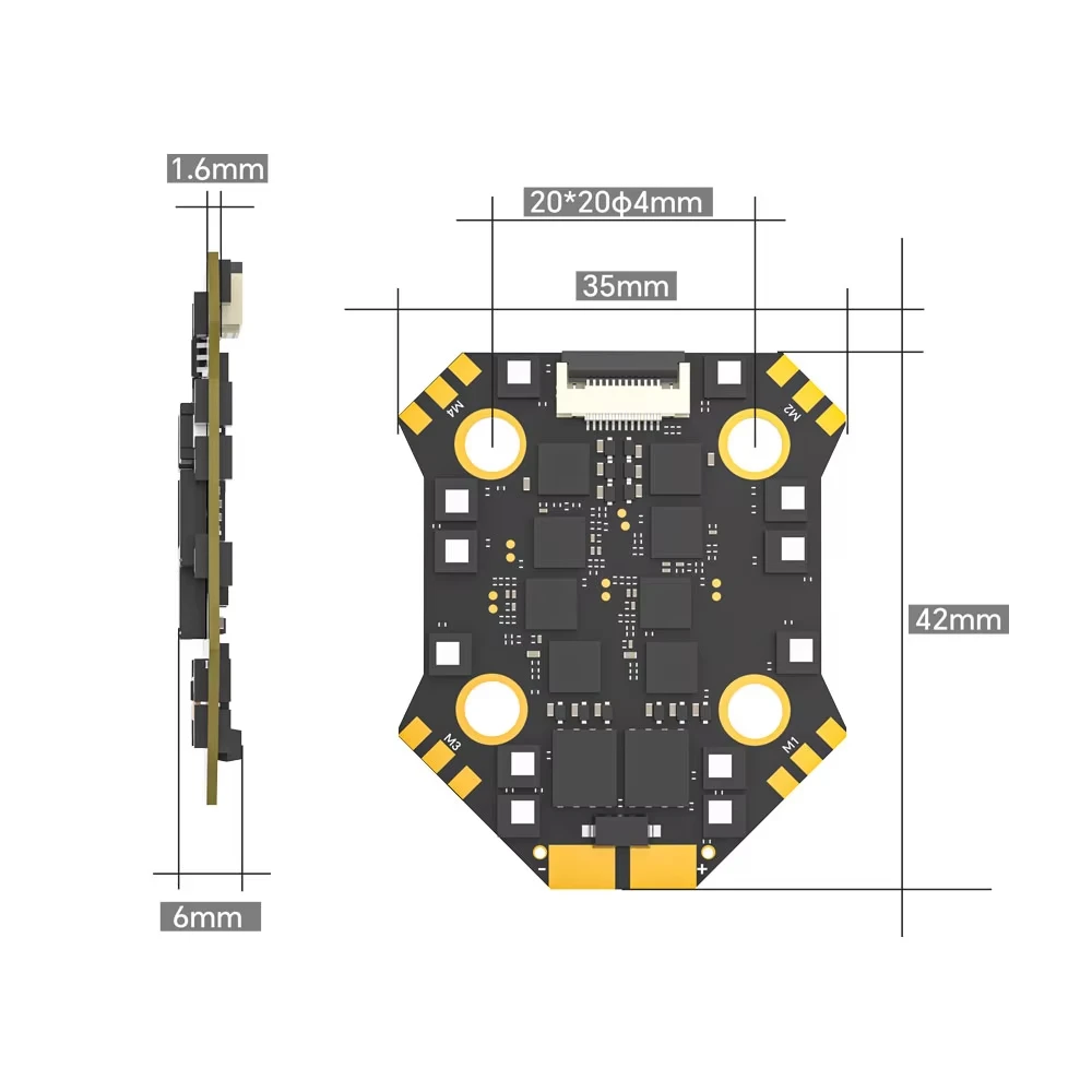Contrôleur de vol iFlight Borg - Fpv Flight Controller F7 Stack 60A avis et prix