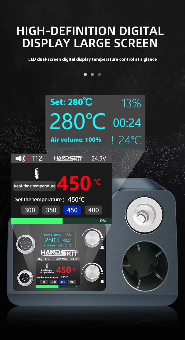 Station de soudage T12 avec pi - Hot Air Rework Station T12 avis et prix