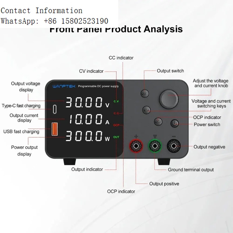 Alimentation programmable CC T - Programmable Dc Power Supply 30V 10A avis et prix